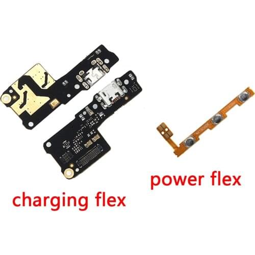 USB Charging Dock Jack Plug Socket Port Connector Charge Board Flex Cable Power on off Flex Cable For xiaomi Redmi 7A