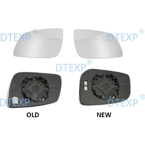 LHD Car Side Rear view Mirror glass for Lancer EX 2007-2020 rear mirror holder for lancer GT for EVO 10 with or without heat