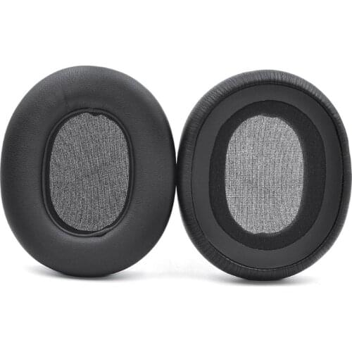 1 Pair Leather Ear Pads Protective Cushion Cover Earpads Replacement for JBL LIVE 650BT NC Headset