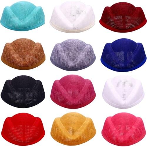 17*14*7CM TH021 sinamay fascinator millinery base headpieces craft accessory church wedding party DIY 2pieces/lot