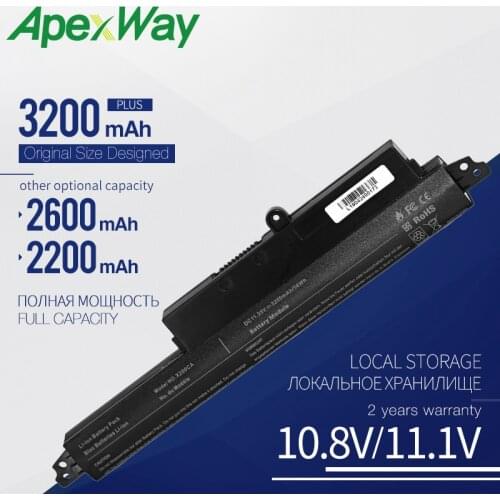 3cell 11.1V Laptop Battery For ASUS X200CA X200M X200MA X200CA X200LA 11.6" A31N1302 A31LM2H A31LM9H A3INI302 1566-6868