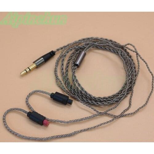 Aipinchun 3.5mm Jack Earphone Cord Replacement Silver-Plated Wire Cable For Audio Technica ATH-IM04 IM03 IM02 IM01 IM50 IM70