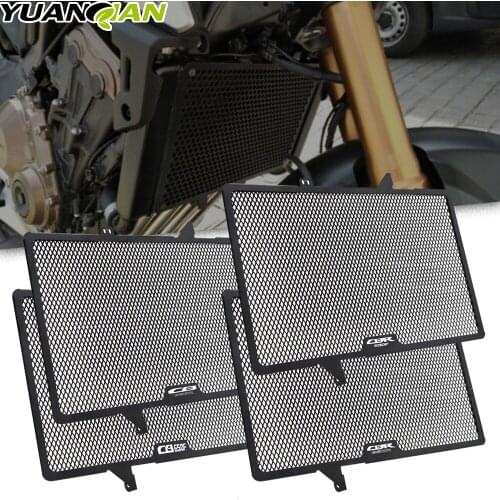 Motorcycle Aluminum Radiator Protective Part Moto Cover Guard Grille Protector For CB650R CBR650F CBR650R CB650 R CBR 650 F R