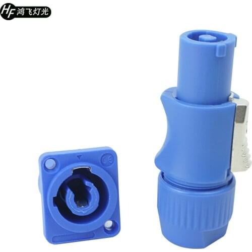 Aviation socket male/female power plug audio plug suitable for stage moving head light DJ light and other equipment