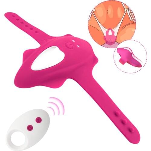 Wireless Remote Control Vagina Clit Stimulator Massager Vibrating Bullet Adult Sex Toys Wearable Panty Vibrator for Women Couple