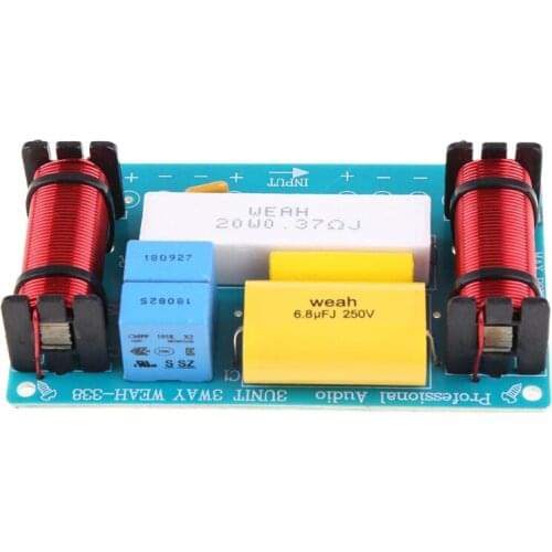 WEAH-338 3 Way 120W Speaker Frequency Divider Loudspeaker Crossover Filter