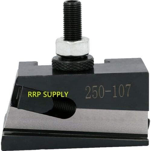 250-107 parting blade tool holder, can use with 250-100 piston type locking tool post and 250-111 gib type tool post