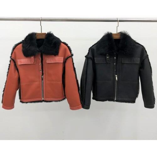 Женские кожаные бомберы Fauzimen China At AliExpress