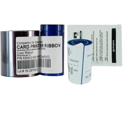 Datacard 535000-003 YMCKT Resin Ribbon 500 Images Compatible Card Printer CP40 CP60 CP80 ​CD800