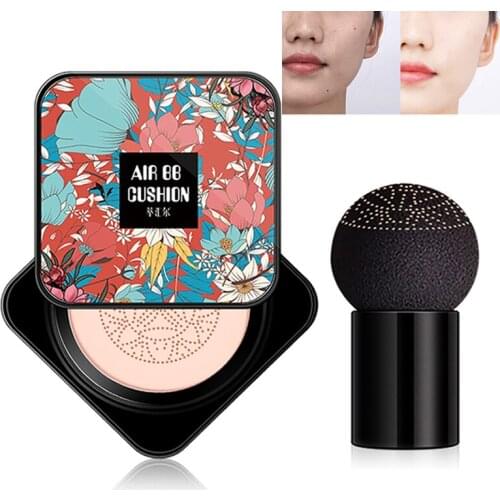 Air Cushion BB Cream Natural Mushroom Head Moisturizing Liquid Foundation Concealer Whitening Oil-control BB Cream Cosmetics