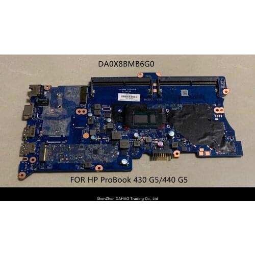 L01042-601 L01042-001 DA0X8BMB6F0 WITH I7-8550U CPU for HP ProBook 430 G5 440 G5 Laptop Motherboard 100% fully tested