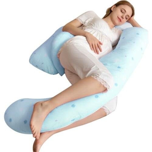 Soft cozy Pregnant Body Support Pillow Multifunction U-Shape Maternity Pillows Pregnancy Side Sleepers Bedding