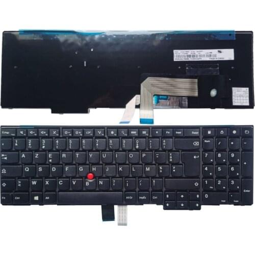 New Laptop French/FR AZERTY Keyboard for Lenovo IBM ThinkPad E540 E545 E531 T540 T540P T550 L540 W540 W541 W550s NO Backlit