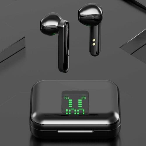 New TWS Bluetooth Headphone Wireless Earphone LED Display Bluetooth 5.0 Outdoor Sport Fitness Headset Earbuds With Charging Case