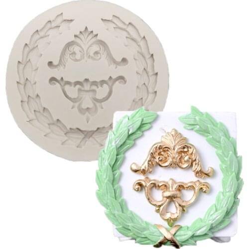 Relief Lace Silicone Molds Fondant Cakes Decorate Tools Silicone Molds Sugarcrafts Chocolate Baking Tools For Cake Gumpaste Form