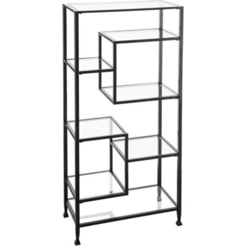 Modern Metal Matte Gray Bookcase coffe table