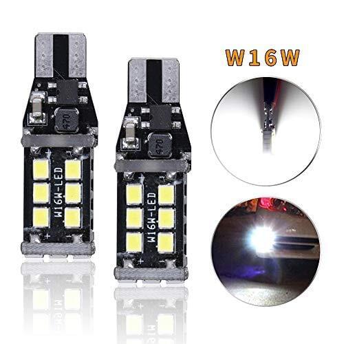 2x 12 V-24 V W16 W T15 921 Traseiro 15 SMD LEVOU Canbus REVERSO BRANCO 6000 k Lampadas led for audi benz BMW