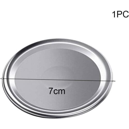 1pcs Regular Mouth 70MM Silver Mason Jar Canning Lids Reusable Leak Proof Split-Type Silver Lids With Silicone Seals Rings Cover