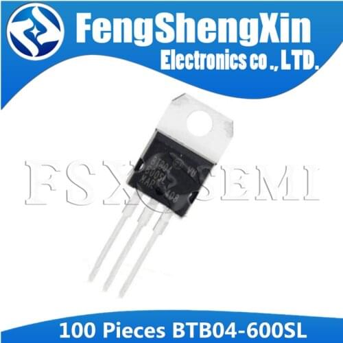 100pcs/lot BTB04-600SL BTB04-600 TO-220 TRIAC