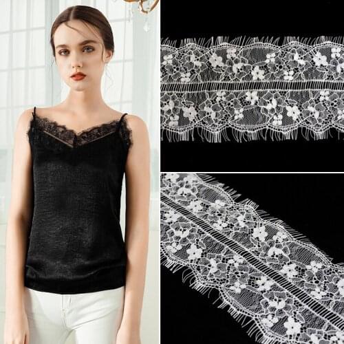 3meter eyelash lace ribbon nylon lace trims 10cmDIY curtain crochet Womens wear, wedding dresses, underwear african lace fabric