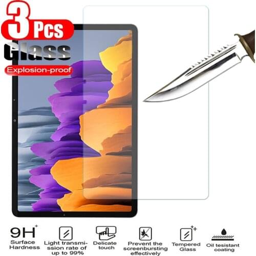3Pcs Tablet Screen Protector For Samsung Galaxy Tab S7 11 inch SM-T870 SM-T875 SM-T876B Tempered Glass Film for Samsung T870