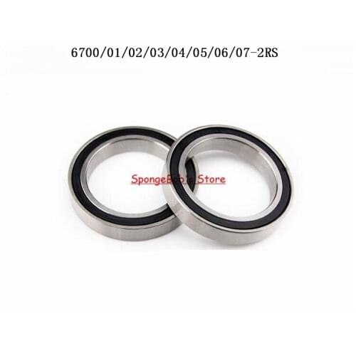 30pcs/Lot 6703-2RS 6703 RS 17x23x4mm The Rubber Sealing Cover Thin Wall Deep Groove Ball Bearing Miniature Bearing
