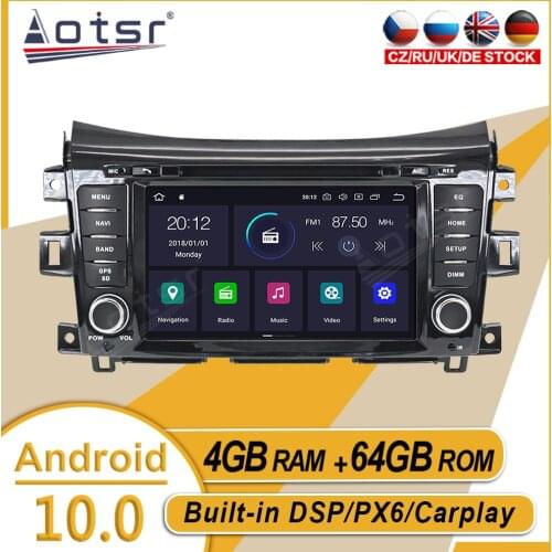 64G For NISSAN NP300 Navara 2014 - 2018 Car Stereo Multimedia Player Android GPS Navi Audio Radio Recorder Carplay PX6 Head Unit
