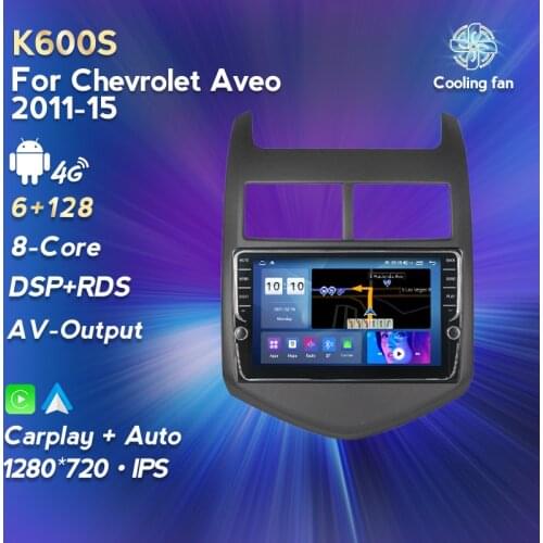 Android Car Radio For Chevrolet Aveo 2 Sonic T300 2011-2015 Multimedia Player Navigation Carplay+Auto WIFI 4G HD IPS DSP RDS