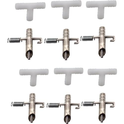 L014 10pcs/lot Automatic Nipple Feeder Nipples for Animals Rabbit Water Nipples Drinklers for Rabbits