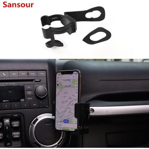 Car Intercom Bracket Interphone Holder Mobile Phone Ipad Holder Sticker Drink Holder For Wrangler 2007-2018 Car Styling Sansour