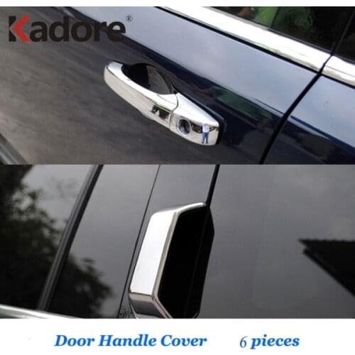 For Jeep Compass 2011 2012 2013 2014 2015 ABS Chrome Door Handle Cover Trims Decoration Auto Accessories Car Styling