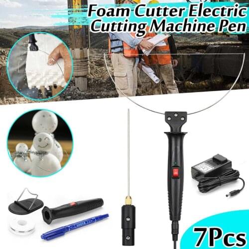 110-260V Electric cutting pen Foam Cutter Pen Die-Cut Machines Stainless Steel Portable Styrofoam cutting tool set Heating Wire