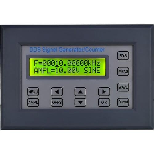 Free shipping 5MHZ DDS Function Signal Generator Frequency Counter Synchronized TTL/Impulse Signal Output Frequency Sweep Panel