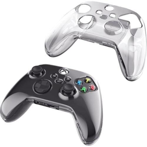Hot New 2020 Transparent Clear Crystal Case Hard Controller Protective Cover Handle Shell for X box Series X Controller