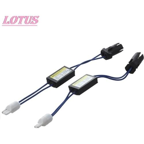 12V Canbus T10 cable for car 17,5cm/6,89 decoder with warning cancellation OCB Canbus load resistance aluminum cover, 1 PC