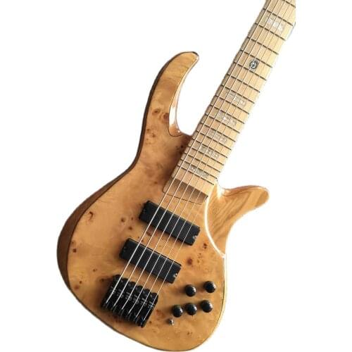 Classical 6 string electric bass elms high power pickup