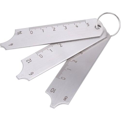 Welding Gauge for 3 Pcs Key Set MIG/TIG/STICK Weld Gauge Measure Tool Weld Inspection Gauge Tool