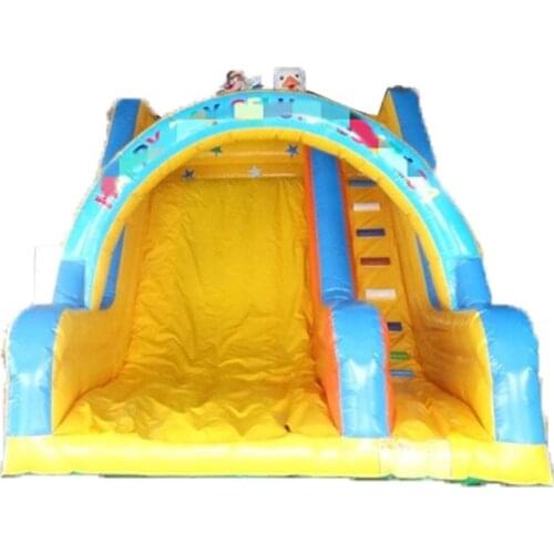 Outdoor PVC customized slide/ inflatable land slide for kids