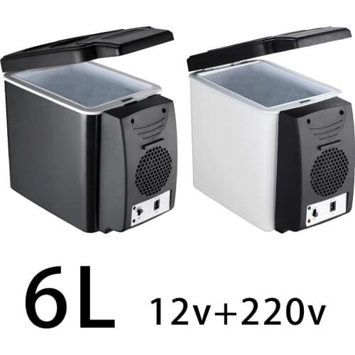 6L Portable 220v 12V Car Refrigerator Cosmetics Beauty Makeup Fridge Cooler Warmer Freezer