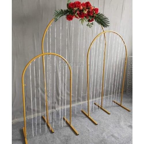 Wedding props road lead wedding heart-shaped arch shelf happiness door shelf silk flower arch frame flower door