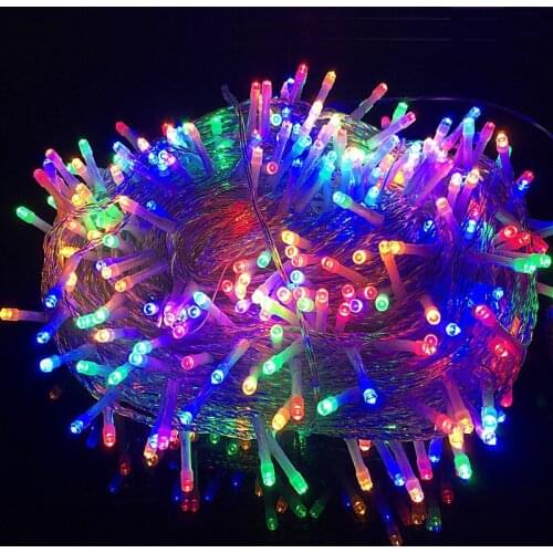 LED String Lights Christmas Outdoor Garland 10M 20M 30M 50M 100M Holiday Lighting for Christmas Tree Wedding Party Decoration