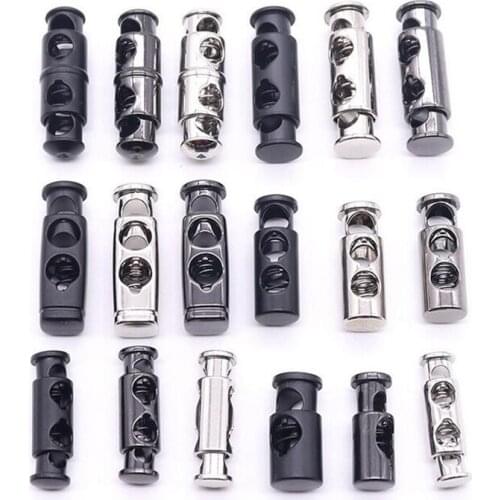 Vintage Metal Color Stopper DIY Apparel Sewing Accessories Metal Clamp Stopper Cord Lock Toggle