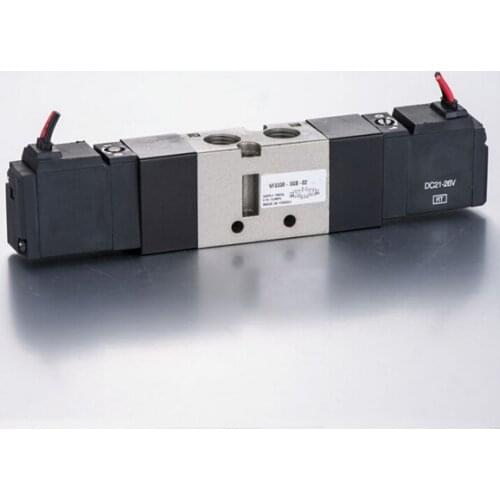 1/4 " VF 3 position 5 way pilot-operated type Close centre lead wire 300mm loking type B pneumatic solenoid valve coil 24V