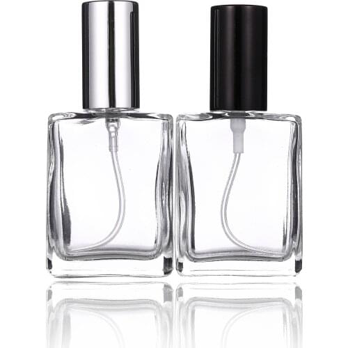 5pcs/lot 15ml transparent empty glass perfume bottle atomizer evaporator can be filled with spray perfume travel portable