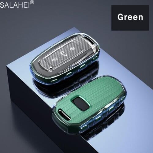TPU Carbon Fiber Car Key Cover Full Case For Geely Atlas Boyue NL3 EX7 EmgrandX7 EmgrarandX7 SUV GT GC9 borui Car Key Shell