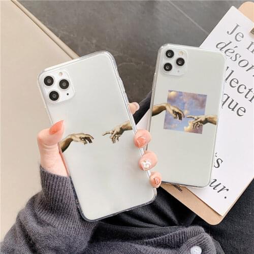 Funny finger pattern Phone Case For Samsung S20 FE S21 S10 S8 S9 plus A21s A40 a50 A52 a70 A51 A71 Note 10 plus 20 9 Soft Cover