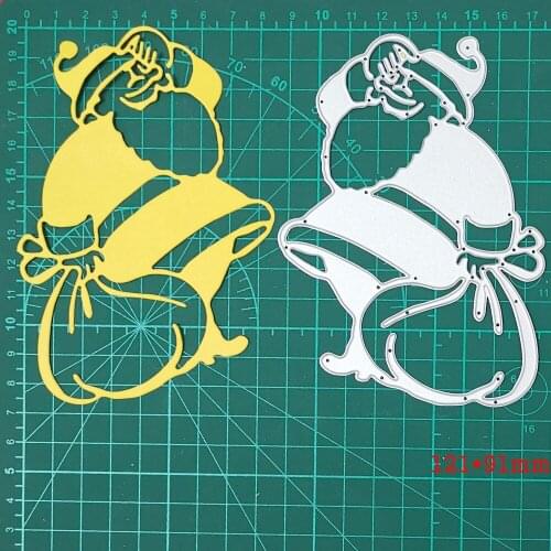 Santa Claus Giving Gifts/Christmas Metal Cutting Dies For Stamps Scrapbooking Stencils DIY Paper Album Card Decor Embossing Xmas