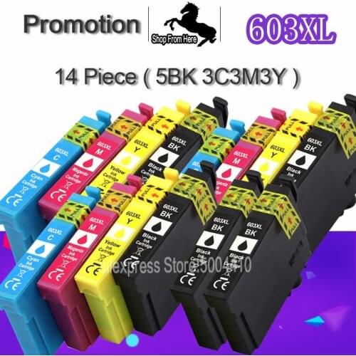 For EPSON WF-2850DWF WF-2850 WF2850 Cartridge High Capacity Printer Ink Compatible 603 603XL