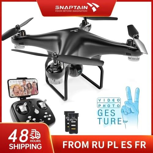 SNAPTAIN SPF600MQ WiFi FPV Drone with Camera RC Quadcopter Landing 720P HD Camera Video Voice Gesture Control for Beginners