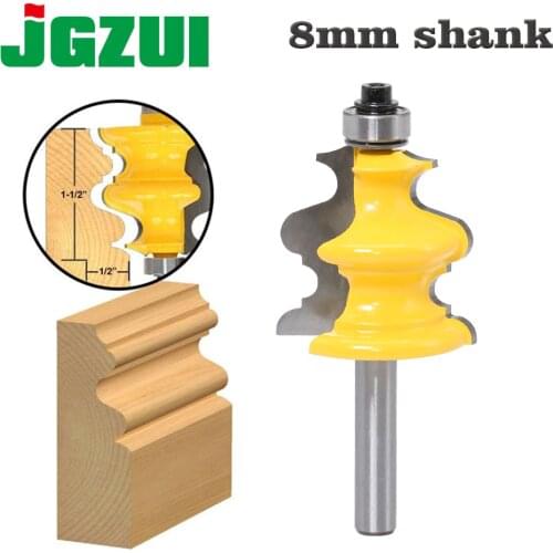 1PC 8mm Shank Architectural Molding Router Bit Line knife Woodworking cutter Tenon Cutter for Woodworking Tool